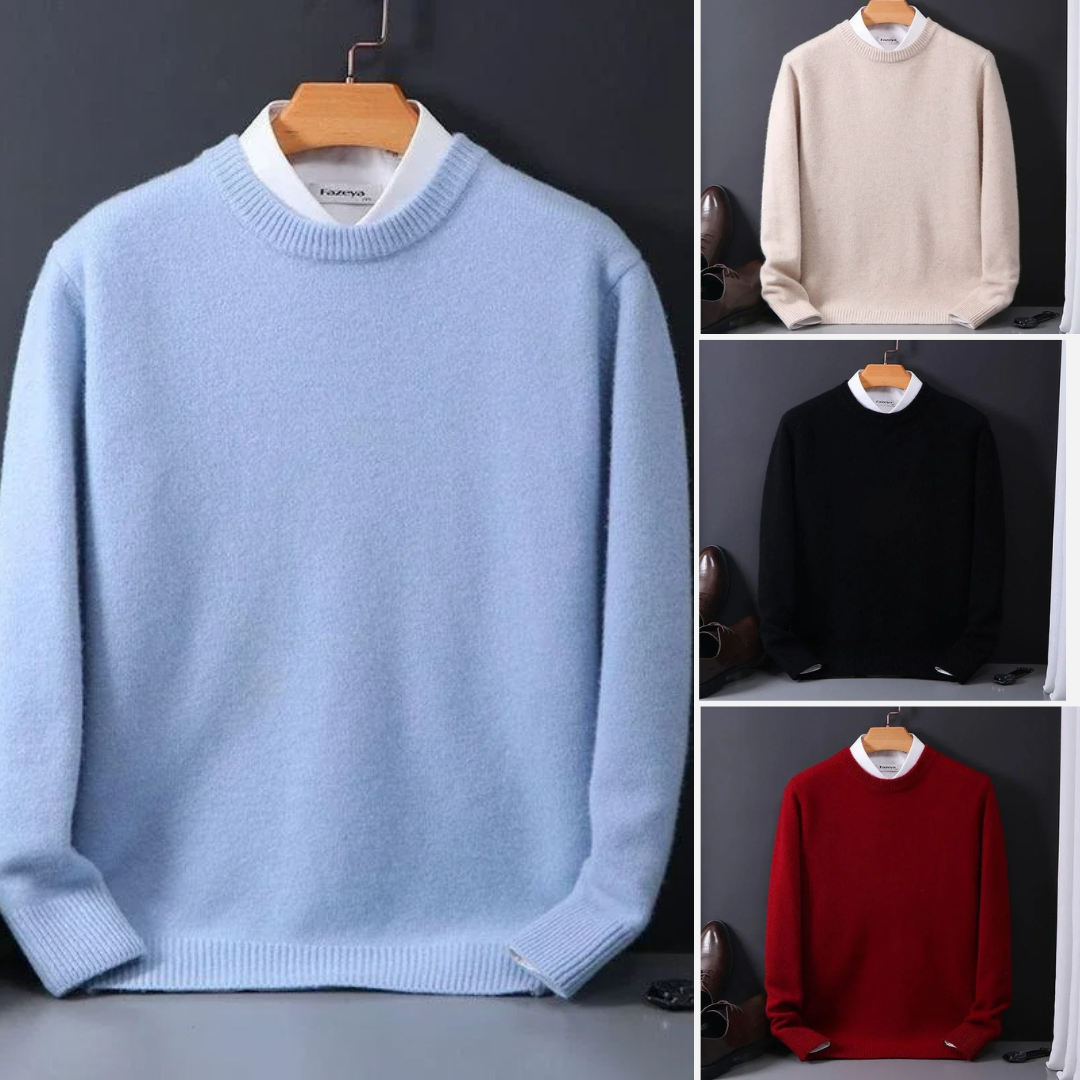 Thierry | Cashmere Round Neck Sweater