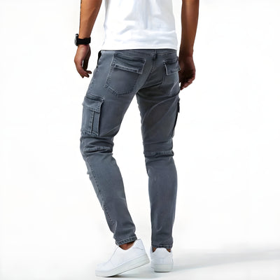 Samuel™ | Stretch Denim Cargo Trousers