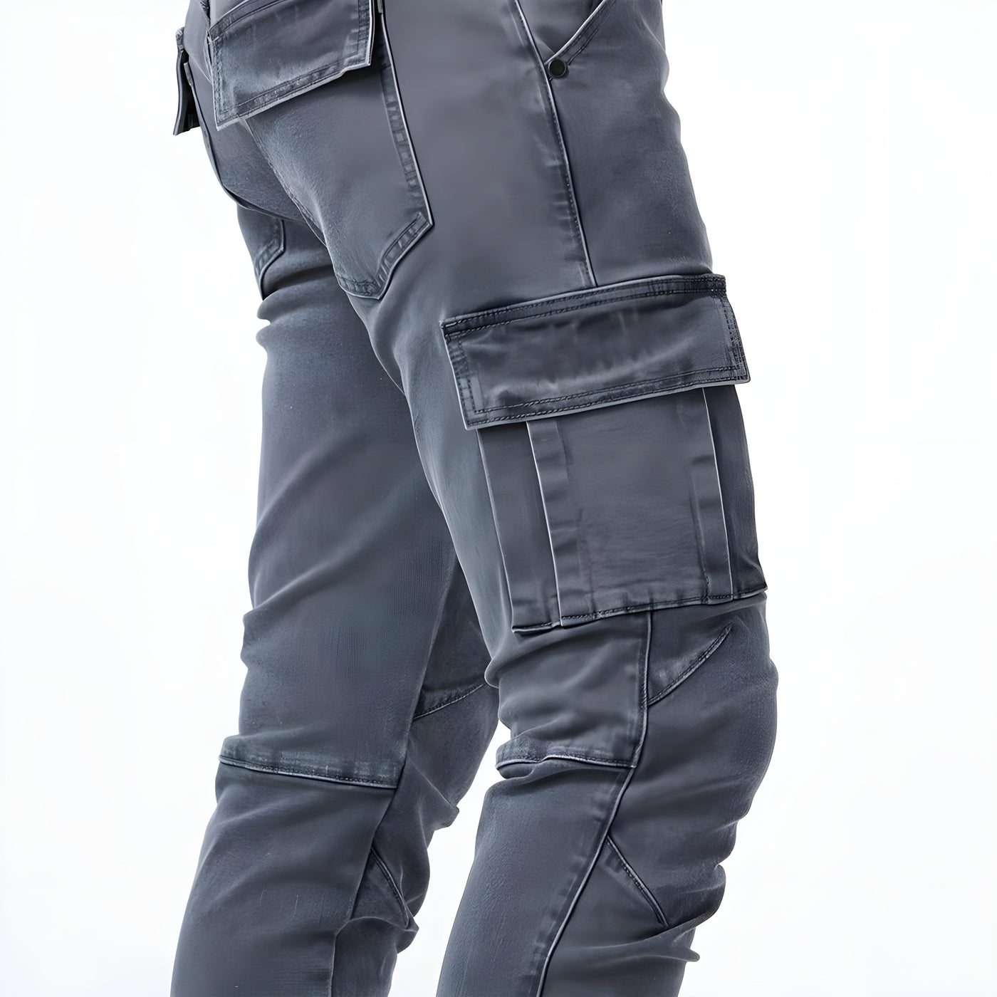 Samuel™ | Stretch Denim Cargo Trousers