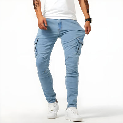 Samuel™ | Stretch Denim Cargo Trousers