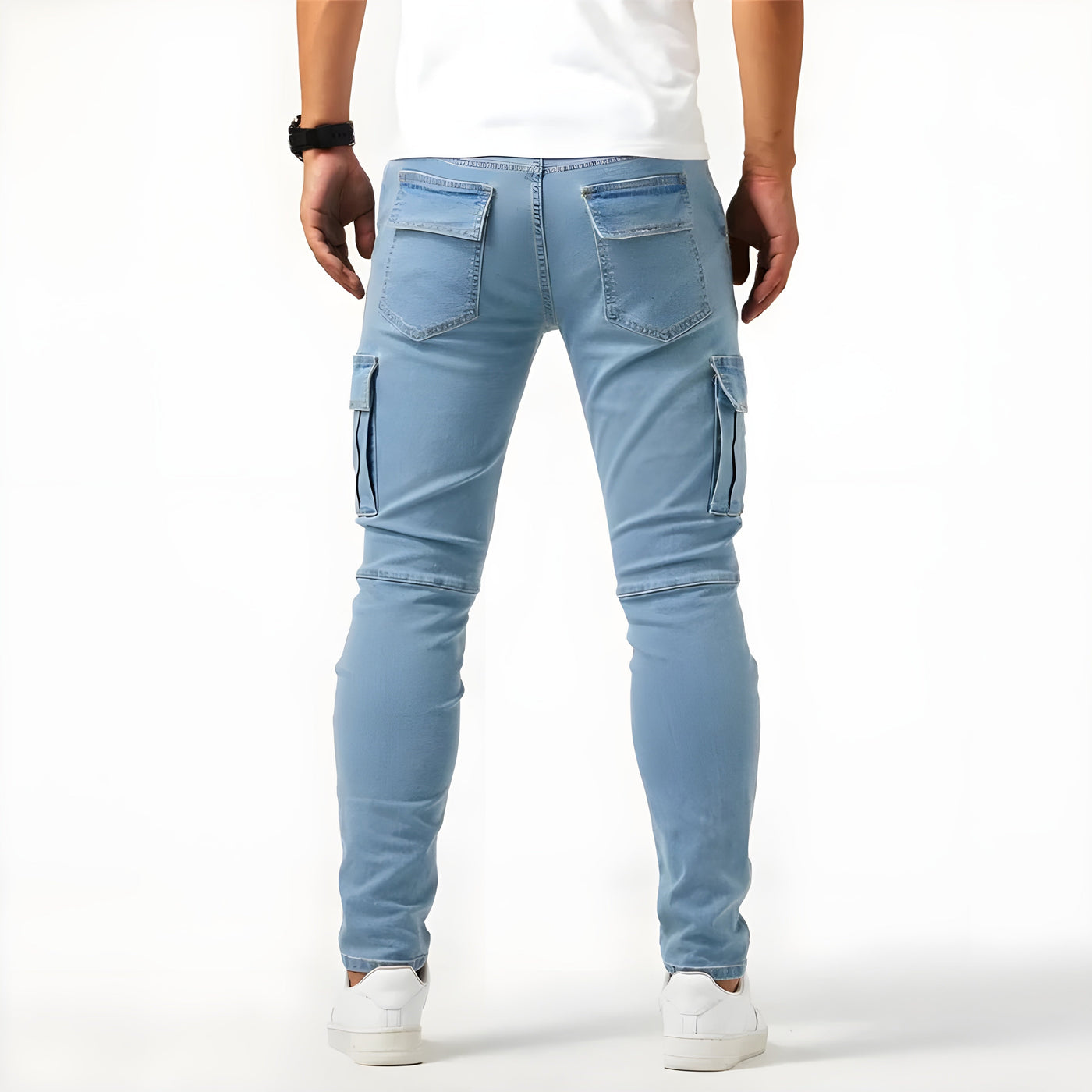 Samuel™ | Stretch Denim Cargo Trousers